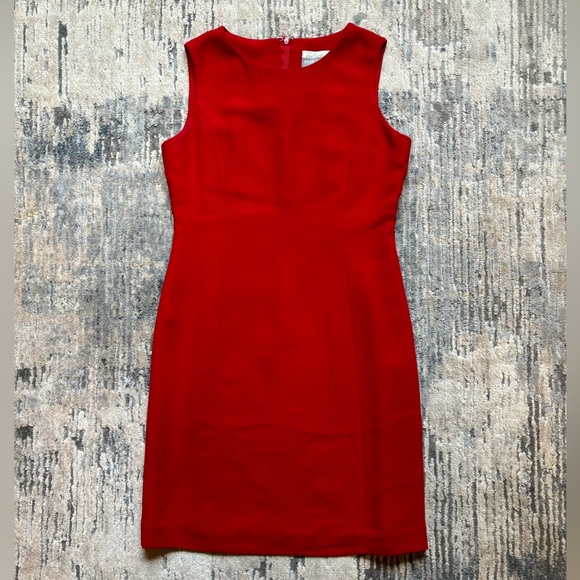 Red collectibles by Petite Sophisticate sheath dress size 2P - Picture 12 of 12